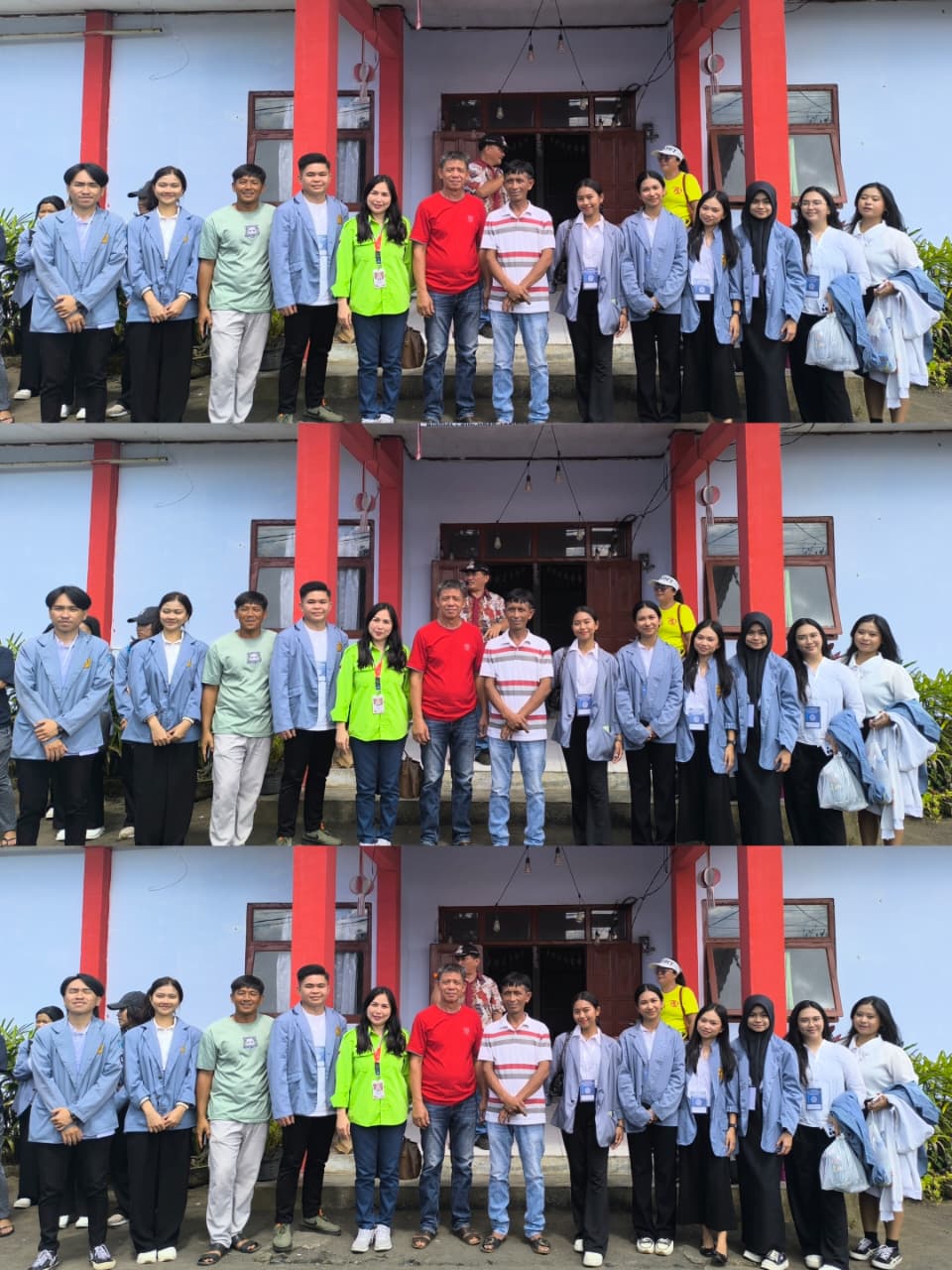 Sambut Mahasiswa KKT-145 UNSRAT, akan Tinggal dan Berkarya di Desa Toundanouw