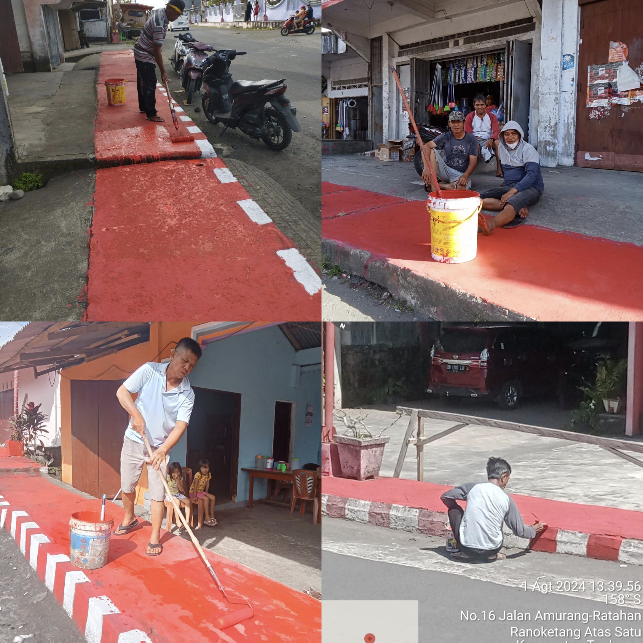 Pengecatan Trotoar